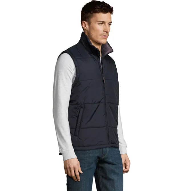 WARM Męska kamizelka 210g / Granatowy S44002-NY-5XL