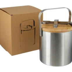 Wiaderko do lodu, cooler / Srebrny VA863-32