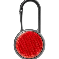 Światełko bezpieczeństwa z karabińczykiem / Czerwony V7335-05