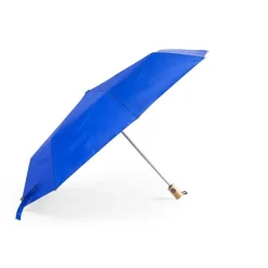 Wiatroodporny parasol automatyczny RPET, składany / Niebieski V8294-11
