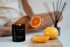 Świeca Premium 230g Grapefruit and Bay CERERIA MOLLA / Kremowy  B3CM-5546
