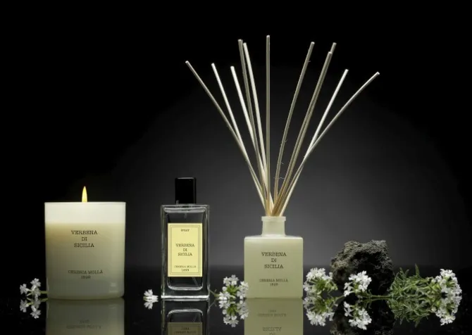 Świeca Premium 230g Verbena di Sicilia CERERIA MOLLA / Kremowy B3CM-5542