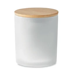 Świeca woskowa roślinna 280 gr / Biały MO6621-06