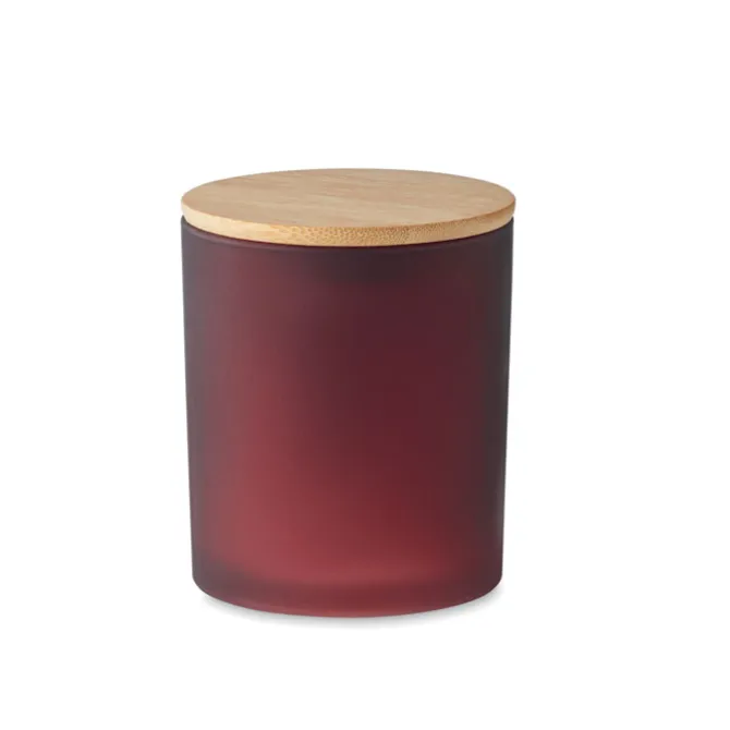 Świeca woskowa roślinna 120 gr / Burgund MO6612-02