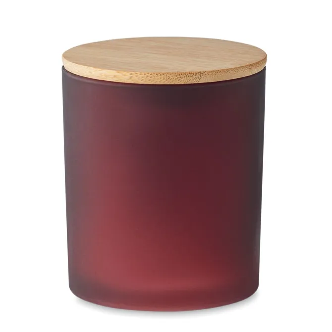 Świeca woskowa roślinna 280 gr / Burgund MO6621-02