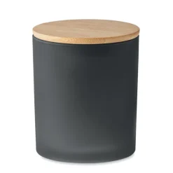 Świeca woskowa roślinna 280 gr / Czarny MO6621-03