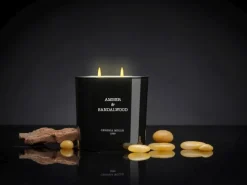 Świeca XL 600g Amber and Sandalwood CERERIA MOLLA / Czarny  B3CM-6637