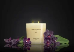 Świeca XL 600g Black Orchid and Lily CERERIA MOLLA / Beż B3CM-6643