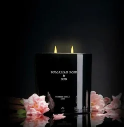 Świeca XL 600g Bulgarian Rose and Oud CERERIA MOLLA / Czarny  B3CM-6644