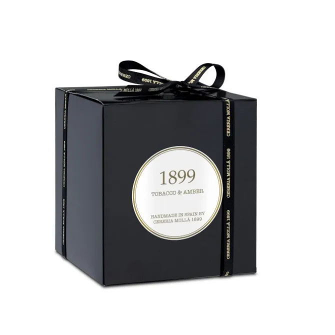 Świeca XL 600g Tobacco and Amber CERERIA MOLLA / Biały, złoty B3CM-6661
