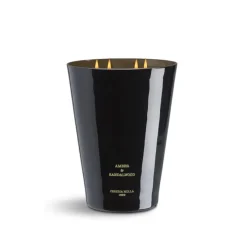 Świeca XXL 3,5kg Amber and Sandalwood CERERIA MOLLA / Czarny  B3CM-5002