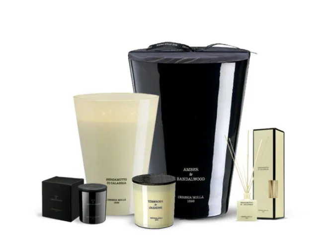 Świeca XXL 3,5kg Tea and Lemongrass CERERIA MOLLA / Czarny B3CM-5001