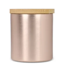 Świeca zapachowa Bhakti na bazie roślin w aluminiowym słoiku z recyklingu / Srebrny LT90745-N0005