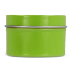 Świeca zapachowa Dhyana na bazie roślin w puszce z recyklingu / Jasnozielony LT90740-N0032