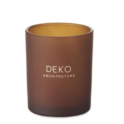 Świeca z wosku roślinnego 80gr / Brazowy MO2708-01