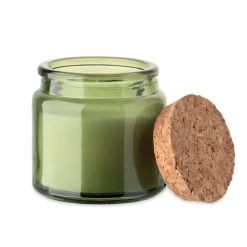 Świeca z wosku roślinnego 70gr / Zielony MO2707-09