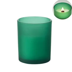 Świeca z wosku roślinnego 80gr / Zielony MO2708-09