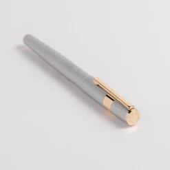 Wieczne pióro Gear Pinstripe Silver / Gold / Srebrny HSV2852B