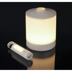 Wielofunkcyjna lampka kempingowa z funkcją RGB / Biały VA877-02