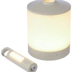Wielofunkcyjna lampka kempingowa z funkcją RGB / Biały VA877-02