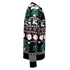 Świąteczny sweter LED L/XL / Czarny CX1554-03