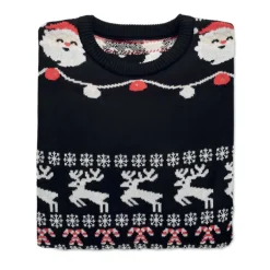 Świąteczny sweter LED L/XL / Czarny CX1554-03
