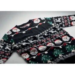 Świąteczny sweter LED L/XL / Czarny CX1554-03