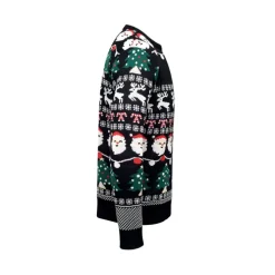 Świąteczny sweter LED S/M / Czarny CX1553-03