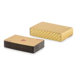 Wodoodporne karty do gry / Matowy Zloty MO2699-98