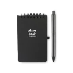 Wodoodporny notatnik / Czarny MO2889-03
