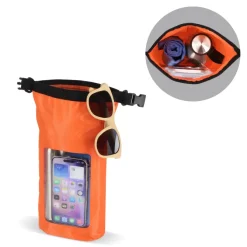 Wodoszczelna torba Ripstop 2L na telefon komórkowy – IPX6 / Jasnozielony LT95359-N0032