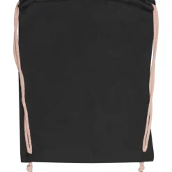 Worek sportowy bawełniany 140 g/m2 CARLSBAD / Czarny 002603