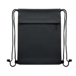 Worek ze sznurkiem 600D RPET / Czarny MO2639-03