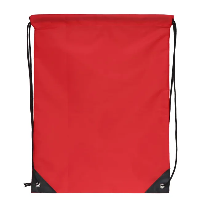 Worek ze sznurkiem 210T RPET / Czerwony LT91399-N0021