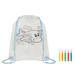 Worek ze sznurkiem z włókniny / Baby Blue MO9887-66