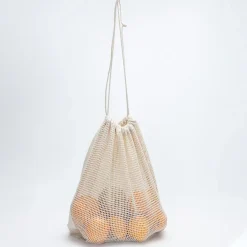 Worek z siateczki, 100% bawełny, ze sznurkiem / NetString / Natural IP31113780
