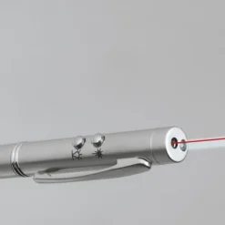 Wskaźnik laserowy metalowy z długopisem DETROIT / Szary 531807