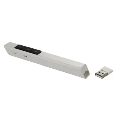 Wskaźnik laserowy USB / Biały V3888-02