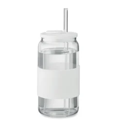 Wysoki kubek borokrzem. 550 ml / Bialy MO2506-06