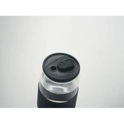 Wysoki kubek borokrzem. 550 ml / Czarny MO2506-03
