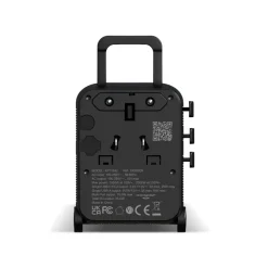 Wózek podróżny Xoopar Luggie GaN z adapterem podróżnym / Czarny LT41033-N0002