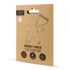 2064 | Xoopar Buddy Eco Charging Cable / Biały LT41000-N0001