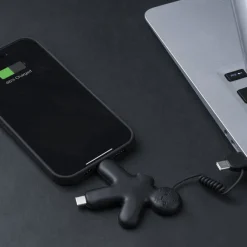 2064 | Xoopar Buddy Eco Charging Cable / Czarny LT41000-N0002