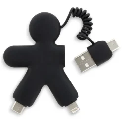 2064 | Xoopar Buddy Eco Charging Cable / Czarny LT41000-N0002