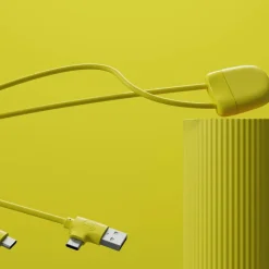 Xoopar Ice-C Charging cable / żółty LT41018-N0041