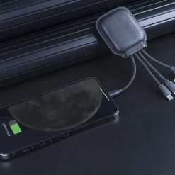 4001 | Xoopar Iné Gamma NFC Powerbank with Charging cables 3000mAh  / Czarny LT41014-N0002