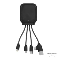 4001 | Xoopar Iné Gamma NFC Powerbank with Charging cables 3000mAh  / Czarny LT41014-N0002