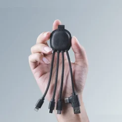 4000 | Xoopar Iné Smart Charging cable with NFC / Czarny LT41013-N0002