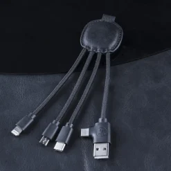 4000 | Xoopar Iné Smart Charging cable with NFC / Czarny LT41013-N0002