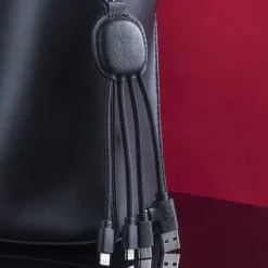 4000 | Xoopar Iné Smart Charging cable with NFC / Czarny LT41013-N0002